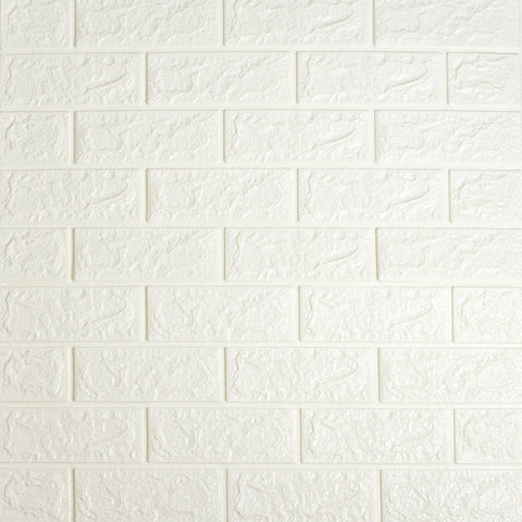 Placa Pared Autoadhesiva Blanca x10