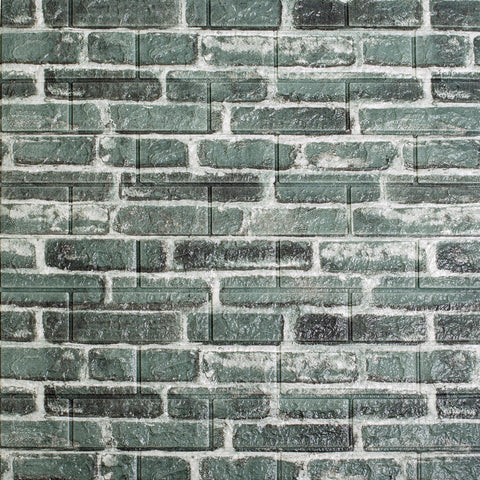 Placa Pared Autoadhesiva Verde x10