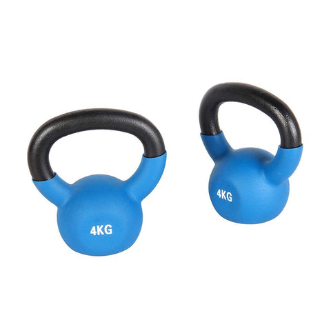 Pesas Rusas Kettlebell 4Kg Neoprene Fitness x2 Unidades