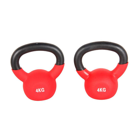 Pesas Rusas Kettlebell 4Kg Neoprene Fitness x2 Unidades