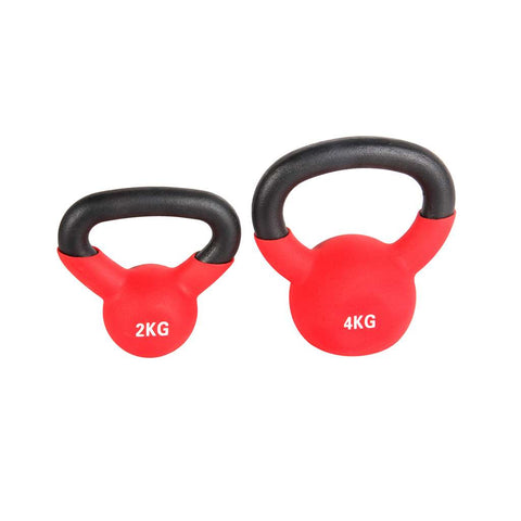 Pesas Rusas Kettlebel Neoprene 2kg + 4kg