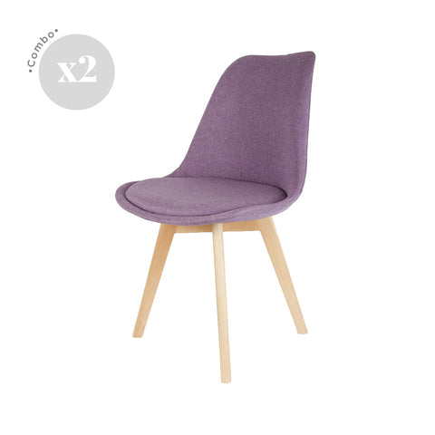 Sillas Tulip Tapizadas x2