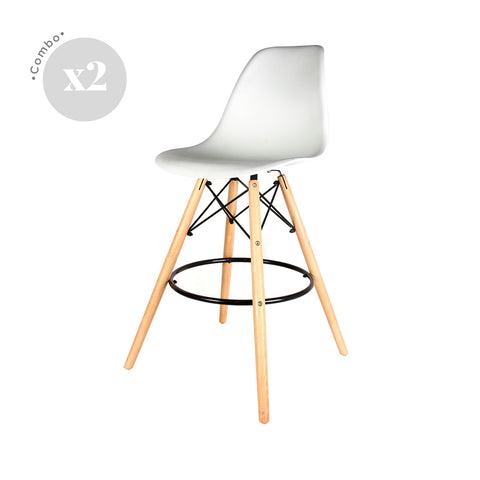 Banquetas Eames x2