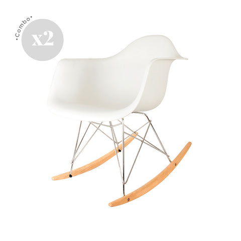 Sillones Mecedores Eames x2
