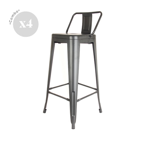 Banqueta De Metal Tolix x4